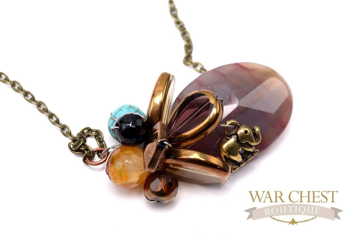 Lilac Pendant Necklace
